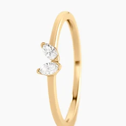 Bague Velvela Or Jaune Diamant Synthétique