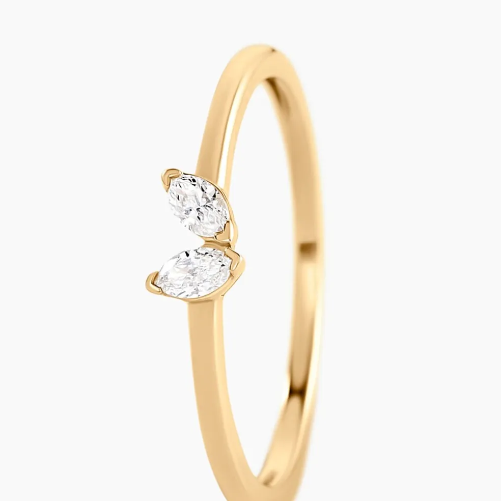 Bague Velvela Or Jaune Diamant Synthétique