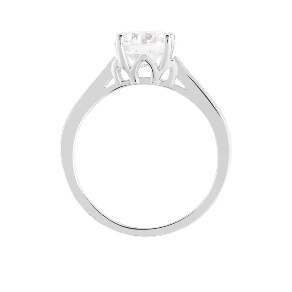 Bague Viky Argent Blanc Oxyde De Zirconium