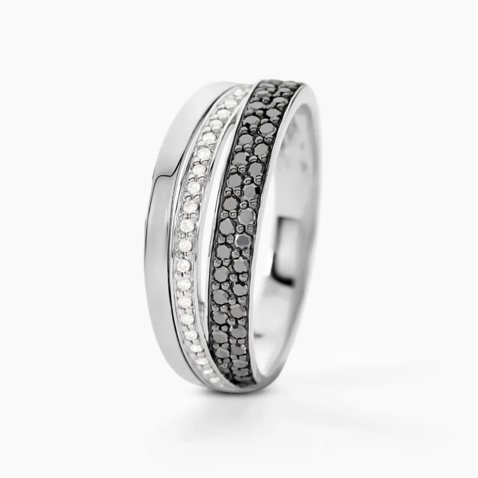 Bague Virginie Or Blanc Diamant