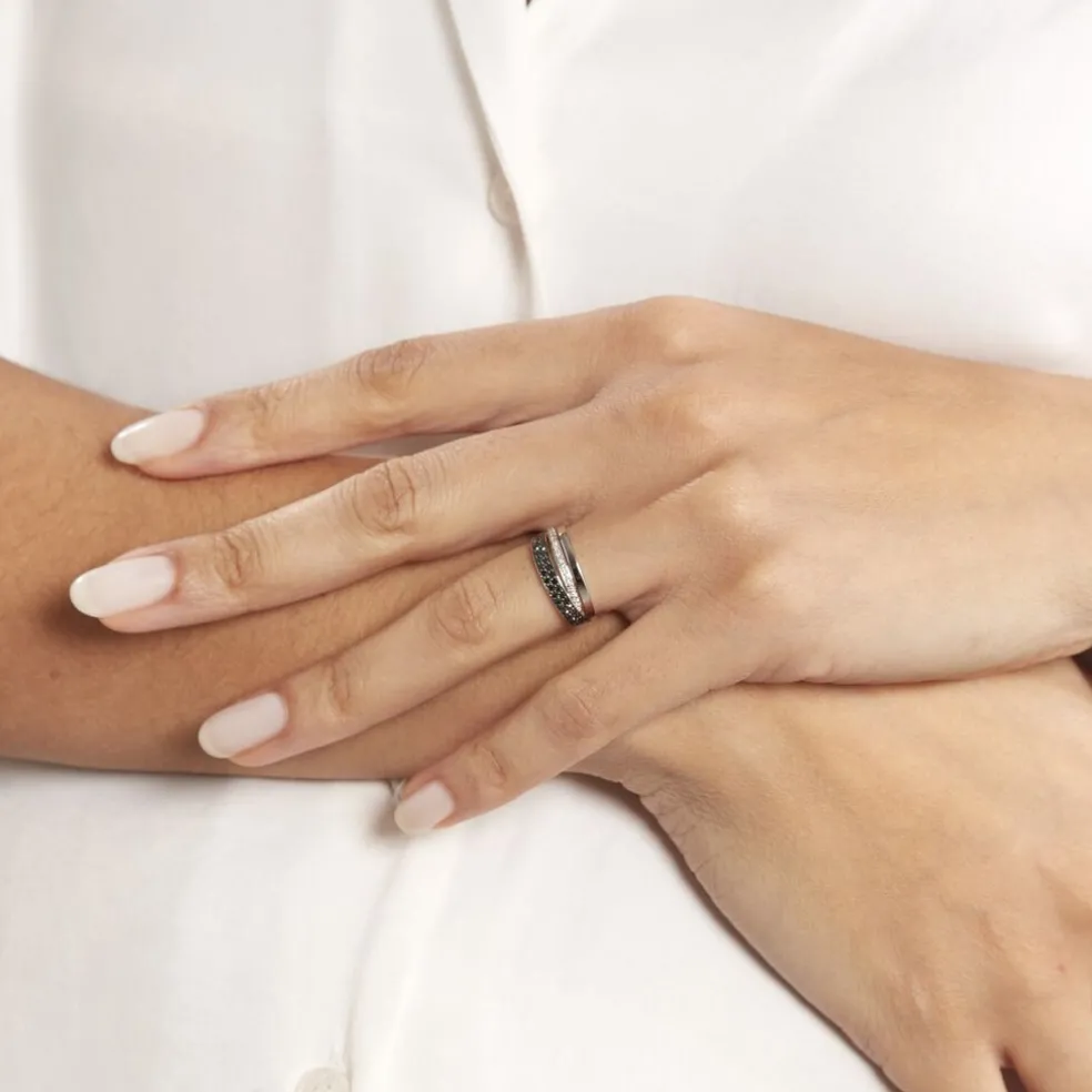 Bague Virginie Or Blanc Diamant