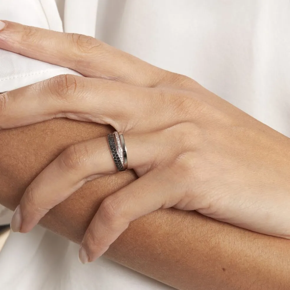 Bague Virginie Or Blanc Diamant