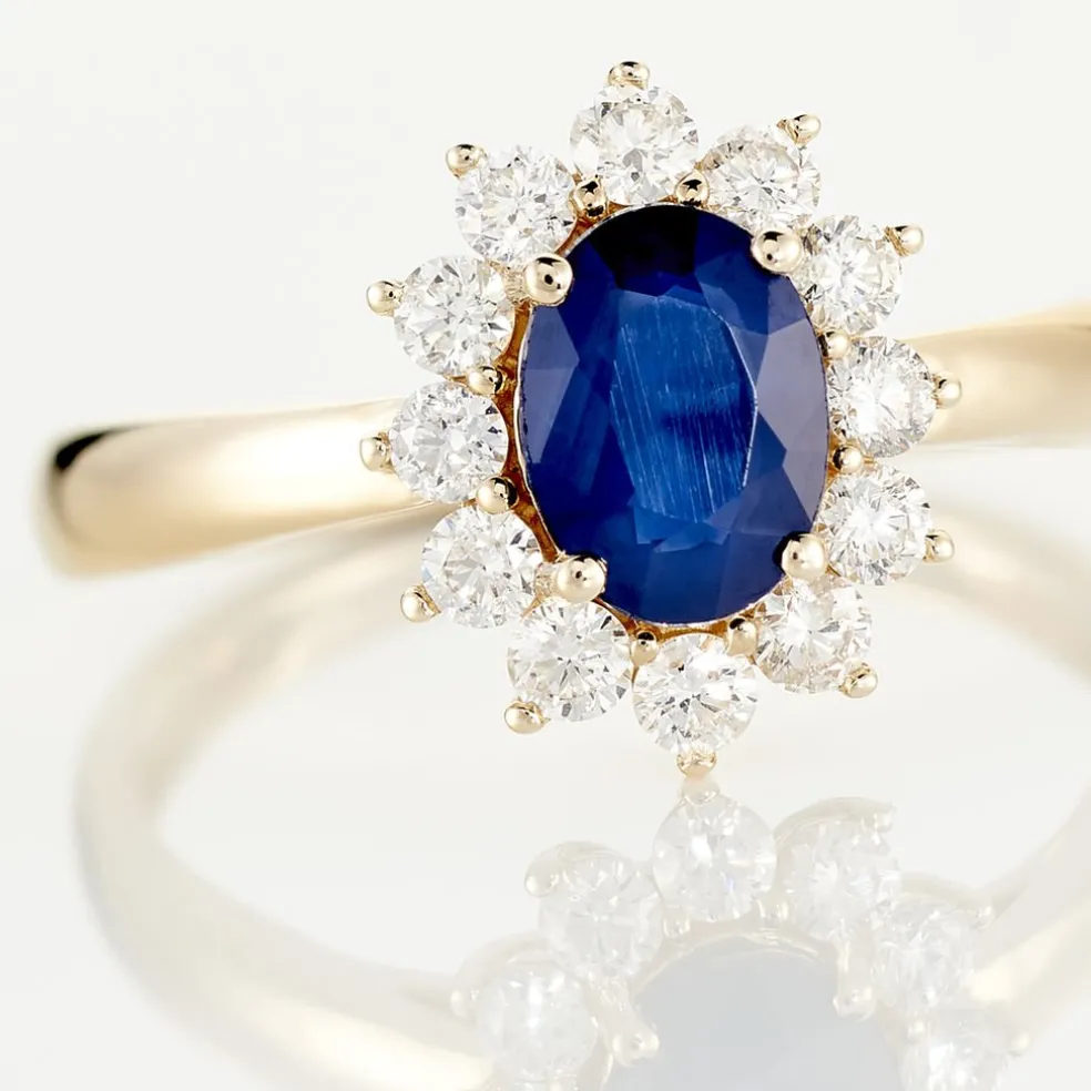 Bague Vladimir Or Jaune Saphir
