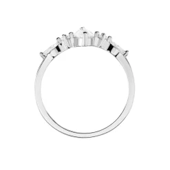Bague Winter Sweetness Argent Blanc Oxyde De Zirconium