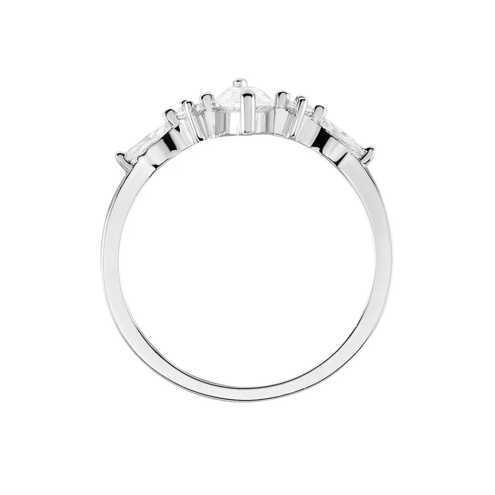 Bague Winter Sweetness Argent Blanc Oxyde De Zirconium