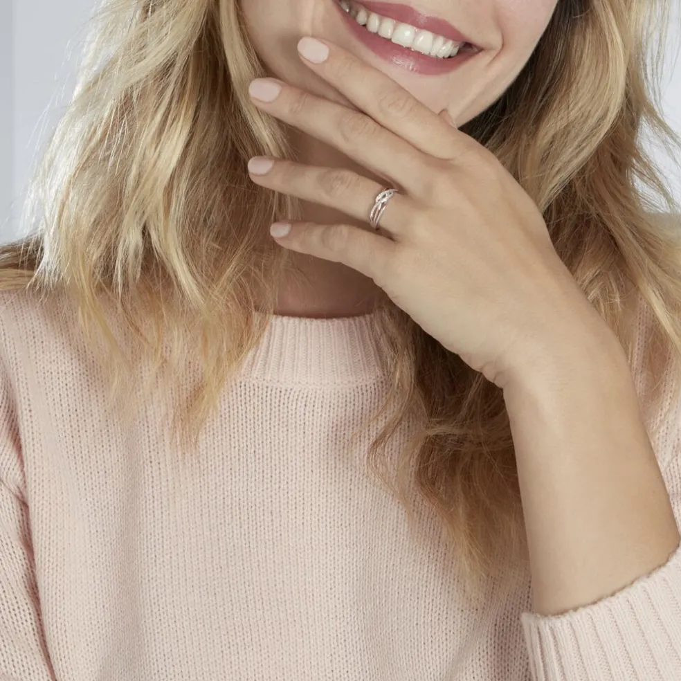 Bague Zinna Or Bicolore Diamant