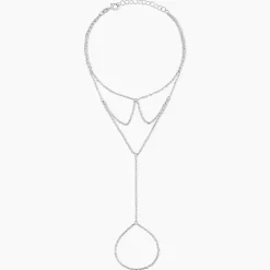 Bijou De Main Irina Argent Blanc