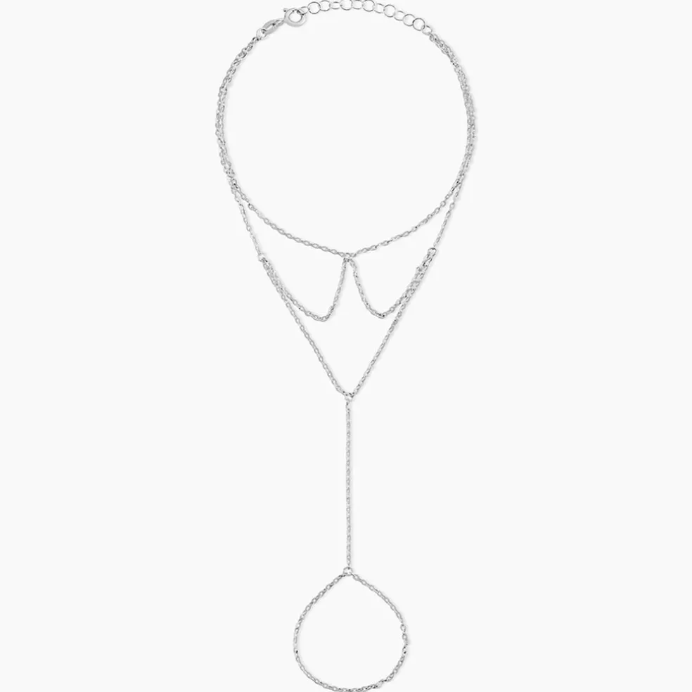 Bijou De Main Irina Argent Blanc