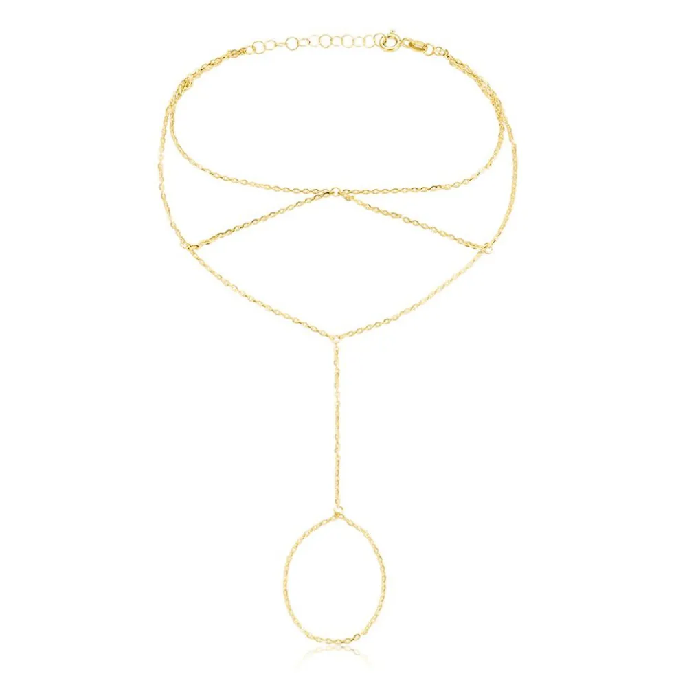 Bijou De Main Irina Argent Jaune