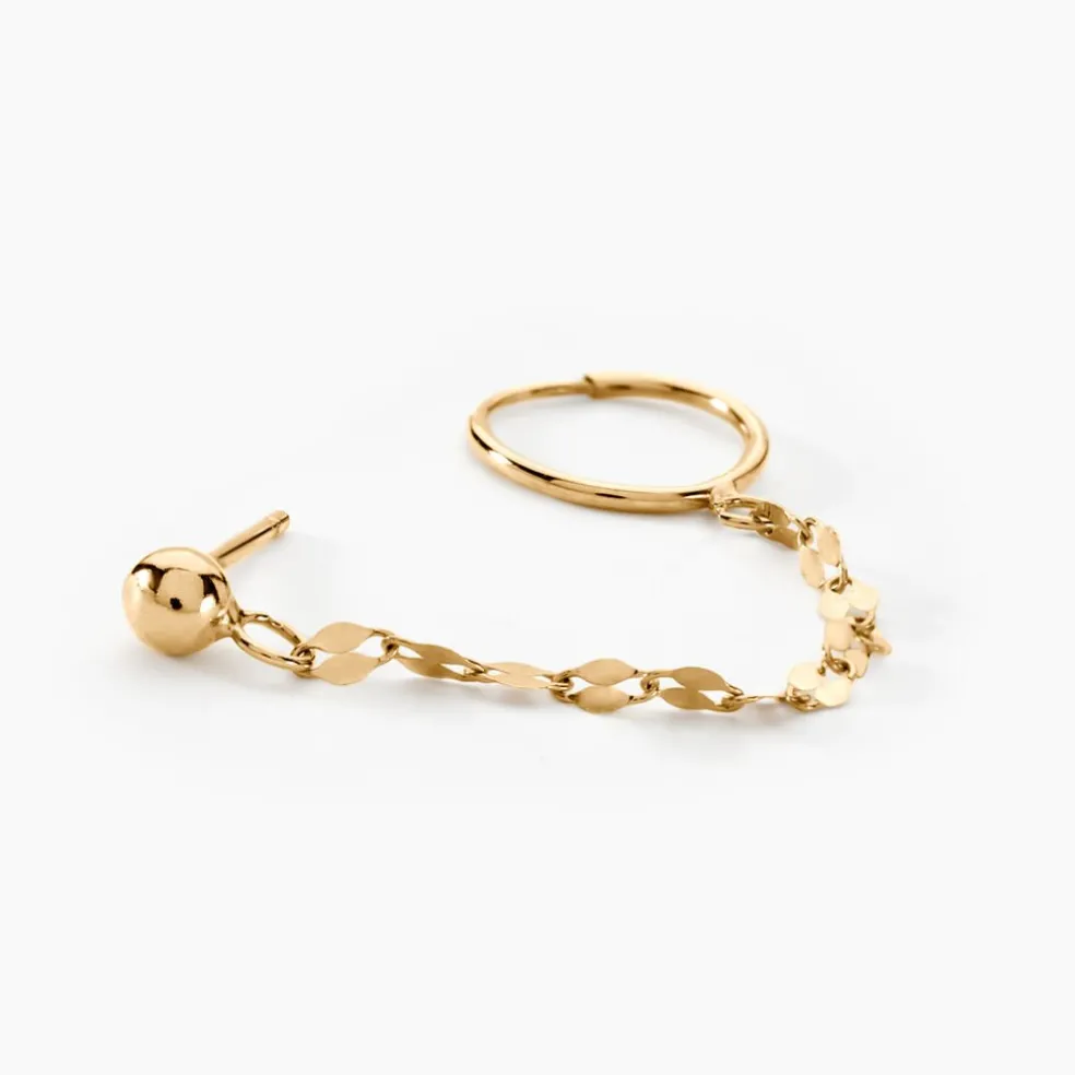 Bijou D'oreille Lumis Or Jaune