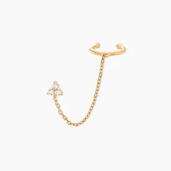 Bijou D'oreille Plaqué Or Marcion Oxydes De Zirconium