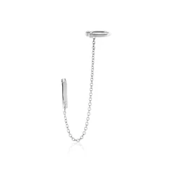 Bijou D'oreille Unitaire Argent Hathor