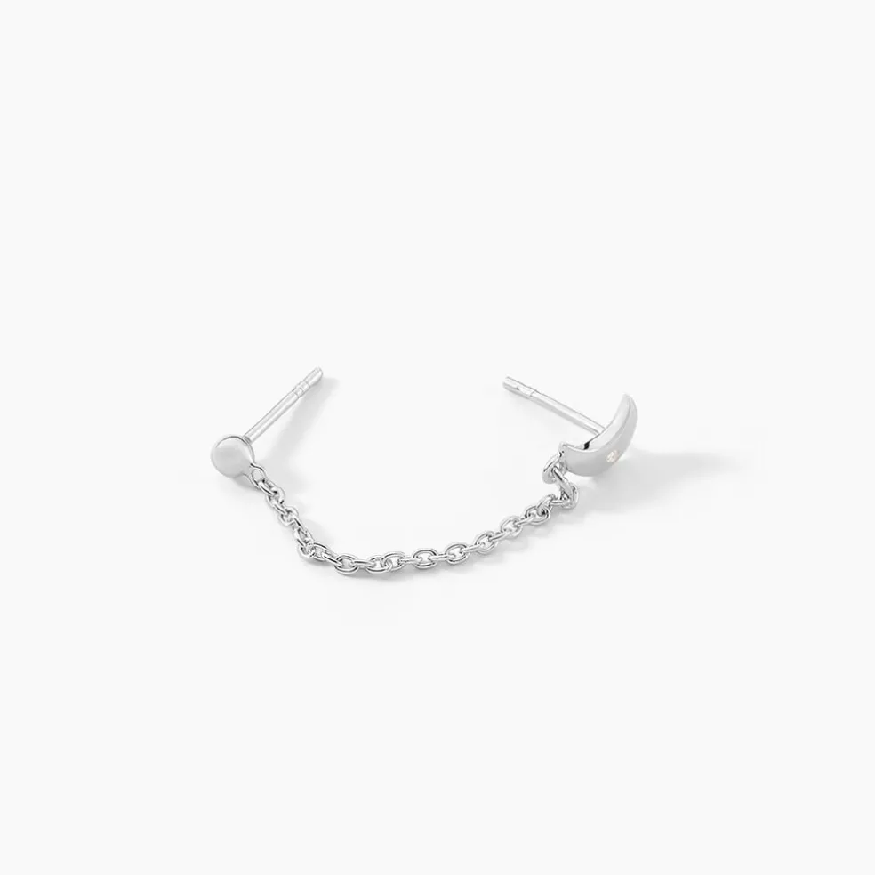 Bijou D'oreille Unitaire Argent Remigio