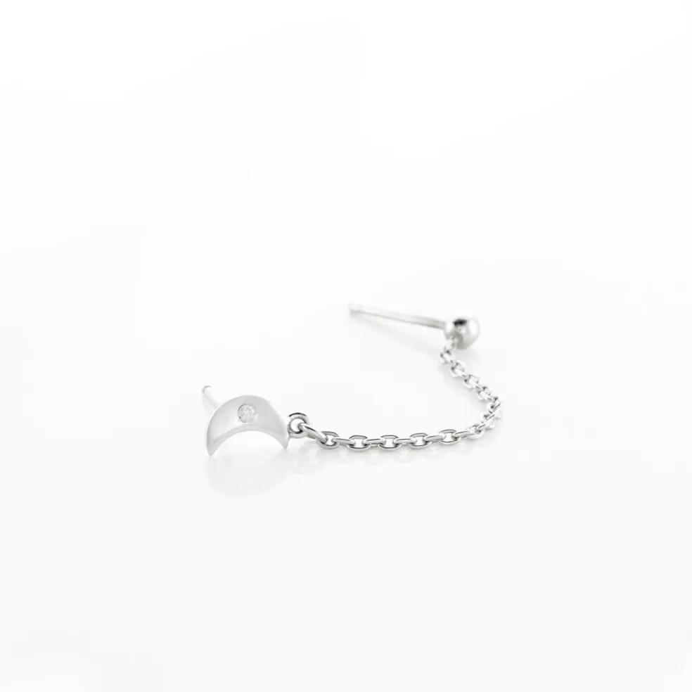 Bijou D'oreille Unitaire Argent Remigio