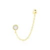 Bijou D'oreille Unitaire Camila Or Jaune Oxyde De Zirconium