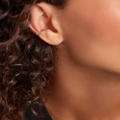 Bijou D'oreille Unitaire Eclat D'etoile Or Jaune Oxyde De Zirconium