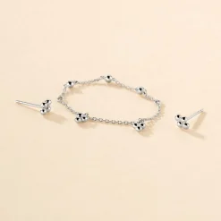 Bijou D'oreille Unitaire Kupla Argent Blanc