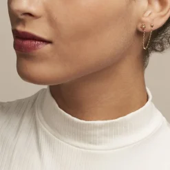 Bijou D'oreille Unitaire Plaqué Or Ignatus