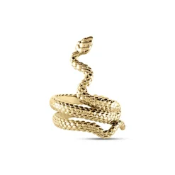 Bijou D'oreille Unitaire Silohe Plaqué Or Jaune