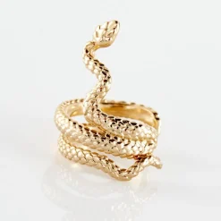 Bijou D'oreille Unitaire Silohe Plaqué Or Jaune