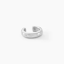 Bijoux D'oreilles Astre Precieux Argent Blanc Oxyde De Zirconium