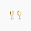Bijoux D'Oreilles Eternal Spring Or Jaune Diamant