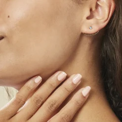 Bijoux D'oreilles Zoila Plaqué Or Jaune Oxyde De Zirconium