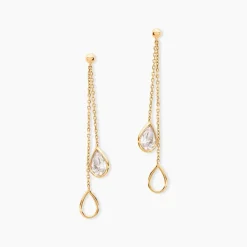 Bo Pendantes Or Jaune Emerika Oxyde De Zirconium