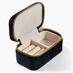 Boite à Bijou Tissu Noir