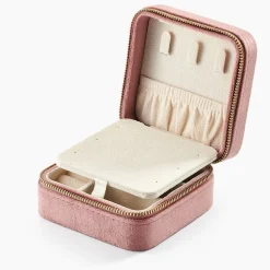 Boite à Bijou Tissu Rose