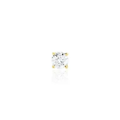 Boucle D'oreille Puce Unitaire Victoria Or Jaune Diamant