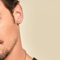 Boucle D'oreille Puce Unitaire Victoria Or Jaune Diamant