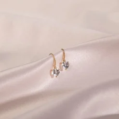 Boucles D'oreilles Djimmy Or Jaune Oxyde