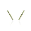 Boucles D'oreilles Grimpantes Alexander Argent Blanc Oxyde