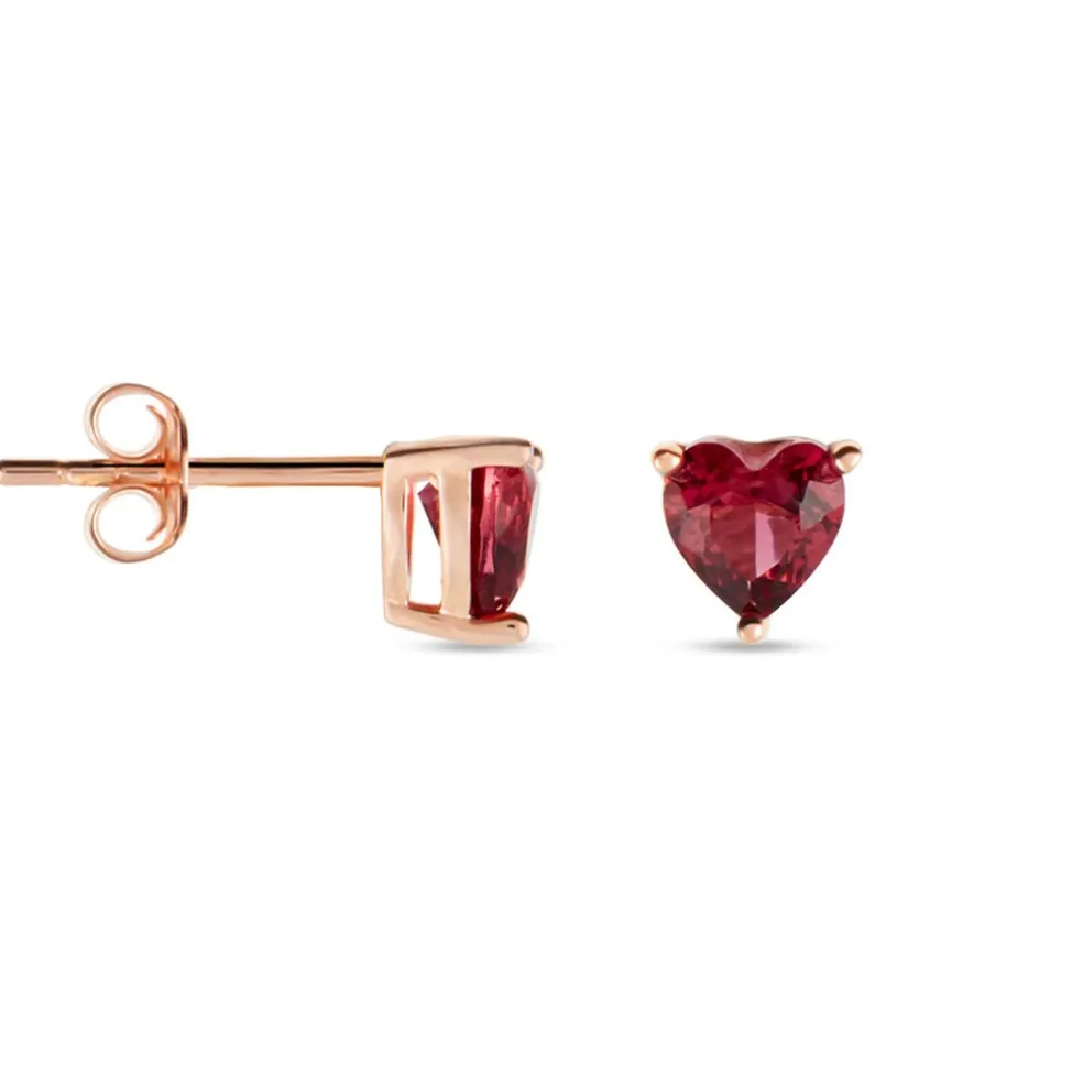 Boucles D'oreilles Kelvyn Argent Rose Oxyde