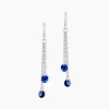 Boucles D'oreilles Lidiwine Argent Blanc Oxyde