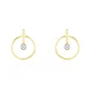 Boucles D'oreilles Or Jaune Adrienn Diamants
