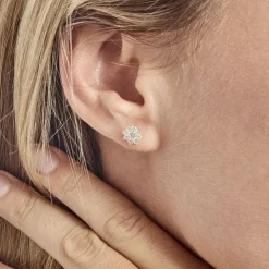 Boucles D'oreilles Or Jaune Eleanor Oxydes