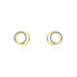 Boucles D'oreilles Or Jaune Tresha Diamants