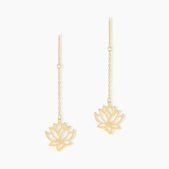 Boucles D'oreilles Pendantes Nevia Or Jaune