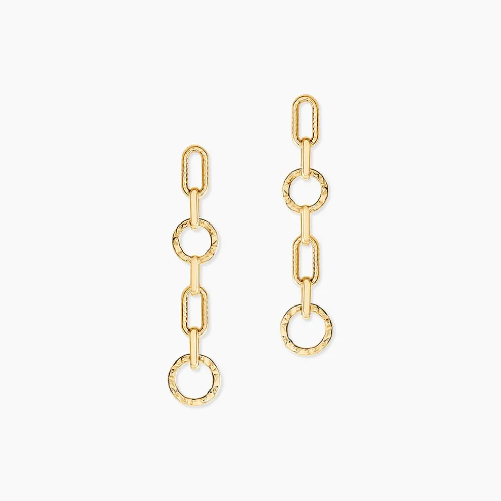 Boucles D'Oreilles Pendantes Ysia Or Jaune