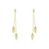 Boucles D'oreilles Pendantes Plaqué Or Jaune Libby