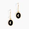 Boucles D'oreilles Pendantes Nebuleor Or Jaune