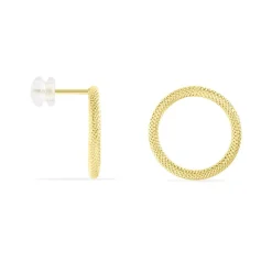 Boucles D'oreilles Pendantes Gracieuse Or Jaune