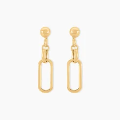 Boucles D'oreilles Pendantes Escape Or Jaune
