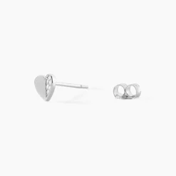 Boucles D'oreilles Pendantes Natacha Argent Blanc Oxyde De Zirconium