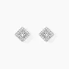 Boucles D'oreilles Pendantes Marie-elsa Argent  Oxyde De Zirconium