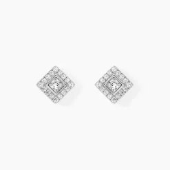 Boucles D'oreilles Pendantes Marie-elsa Argent  Oxyde De Zirconium