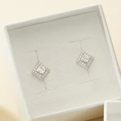 Boucles D'oreilles Pendantes Marie-elsa Argent Oxyde De Zirconium