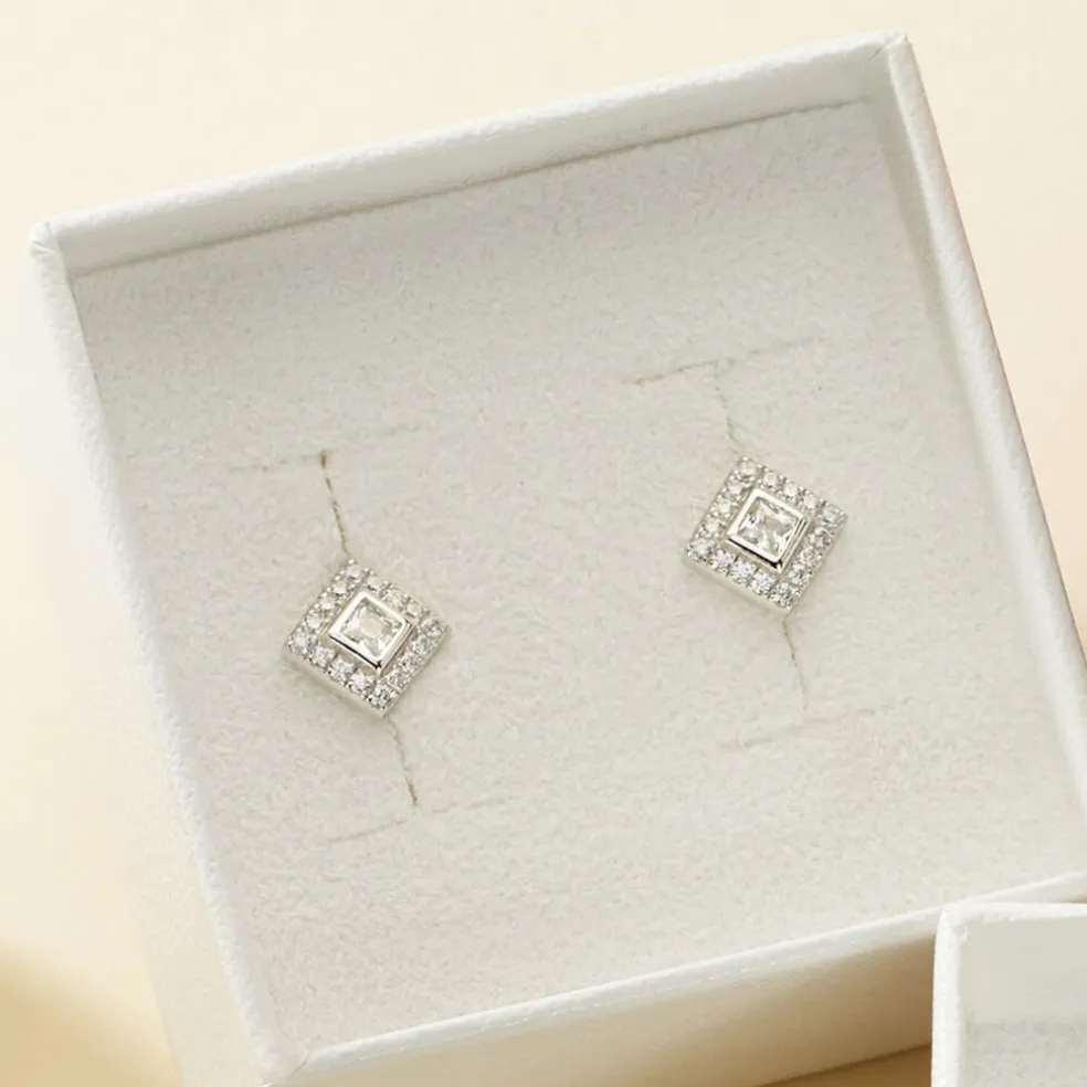 Boucles D'oreilles Pendantes Marie-elsa Argent Oxyde De Zirconium